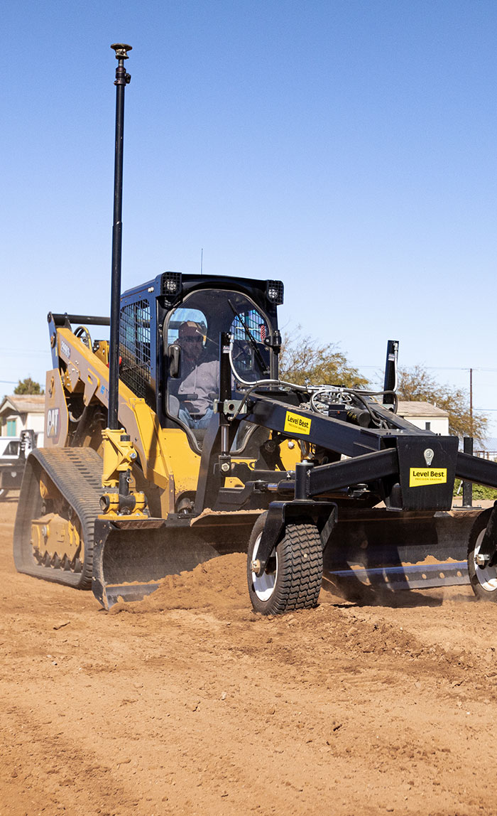 Construction equipment using MC-Mobile Touchscreen Field Controller