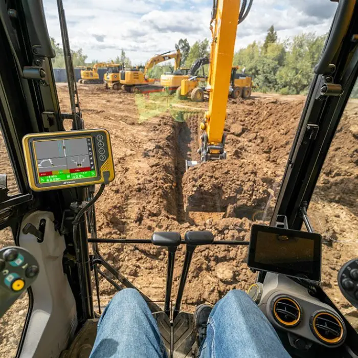 MC Max Excavator System in excavator cab