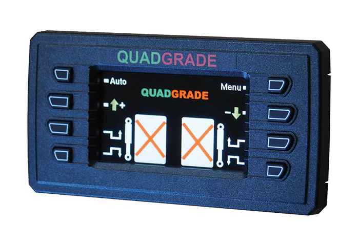 QuadGrade Machine Control Systems display