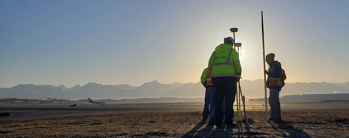 Surveying Equipment & Software Solutions at work on Alaskan job site