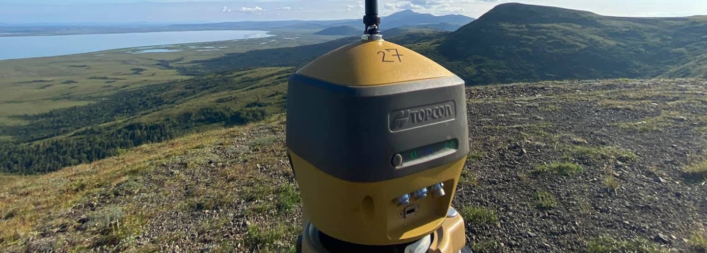 GSP Alaska equipment set up in the Alaska wilderness